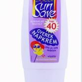 SunSave F40 gyerek napkrém